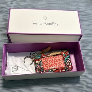 Vera Bradley zip ID case Desert Floral
